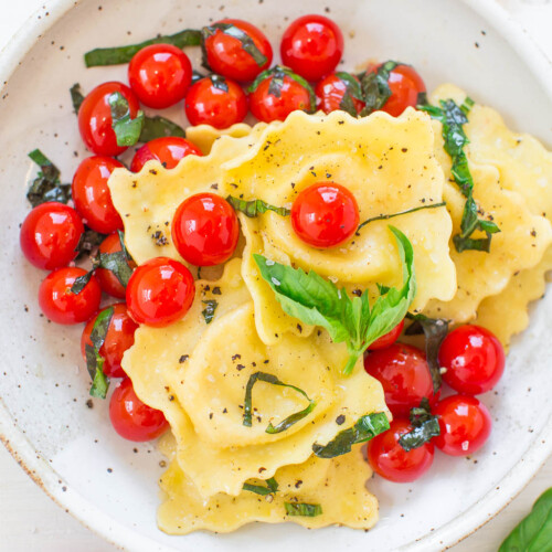 Tomato Basil Cheese Ravioli