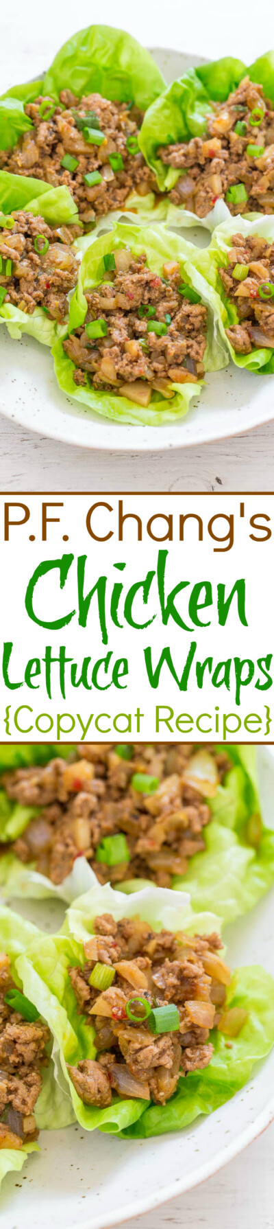 20-minute Copycat P.f. Chang's Chicken Lettuce Wraps - Averie Cooks