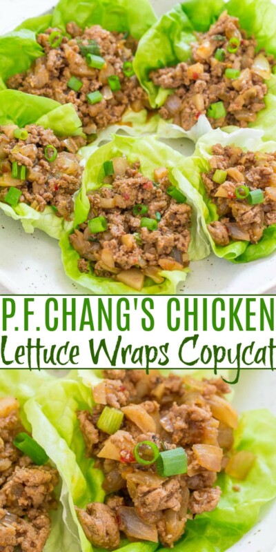 Copycat P.F. Chang's Lettuce Wraps - Averie Cooks