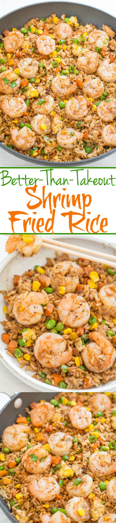 Easy Better-Than-Takeout Shrimp Fried Rice - Averie Cooks