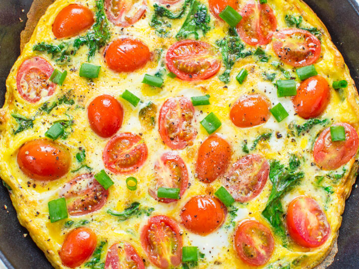 Kale Frittata - Slender Kitchen