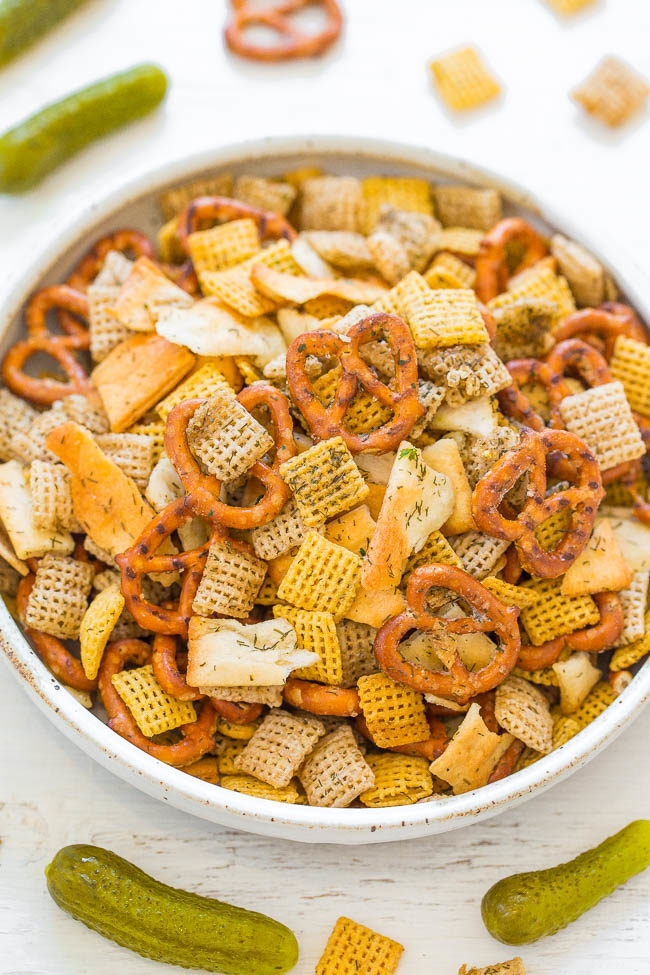 Spicy-Sweet Maple Snack Mix Recipe (With Video)