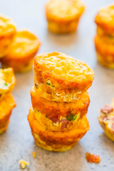 Cheese And Sausage Egg Muffins Averie Cooks 7002