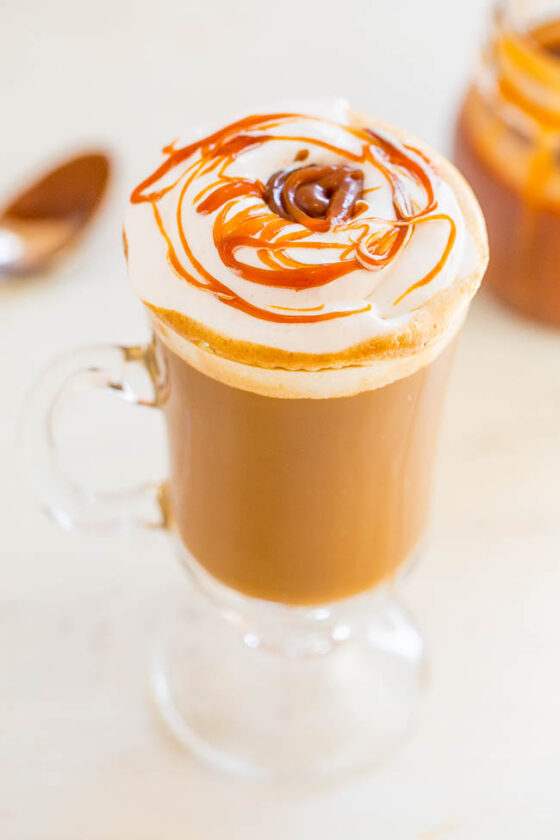 Caramel Macchiato Starbucks Copycat Recipe Averie Cooks