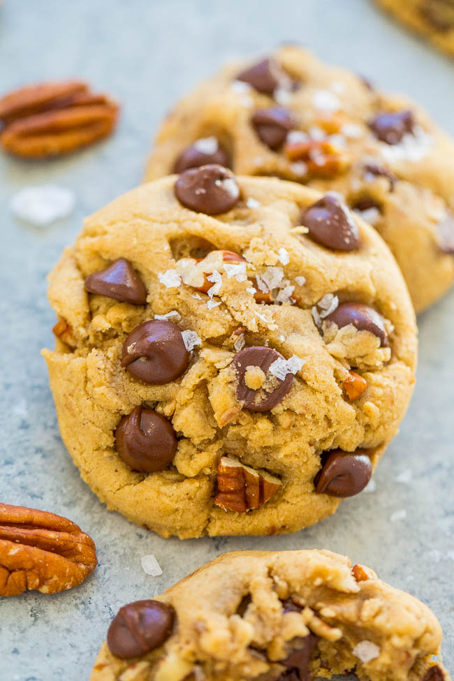 Chocolate Chip Pecan Cookies With Browned Butter Averie Cooks