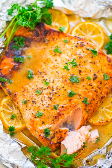 Baked Honey Dijon Salmon (Quick & Easy!) - Averie Cooks