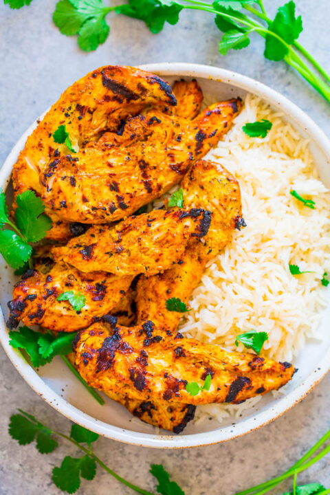 Easy Grilled Tandoori Chicken Recipe Marinade Averie Cooks