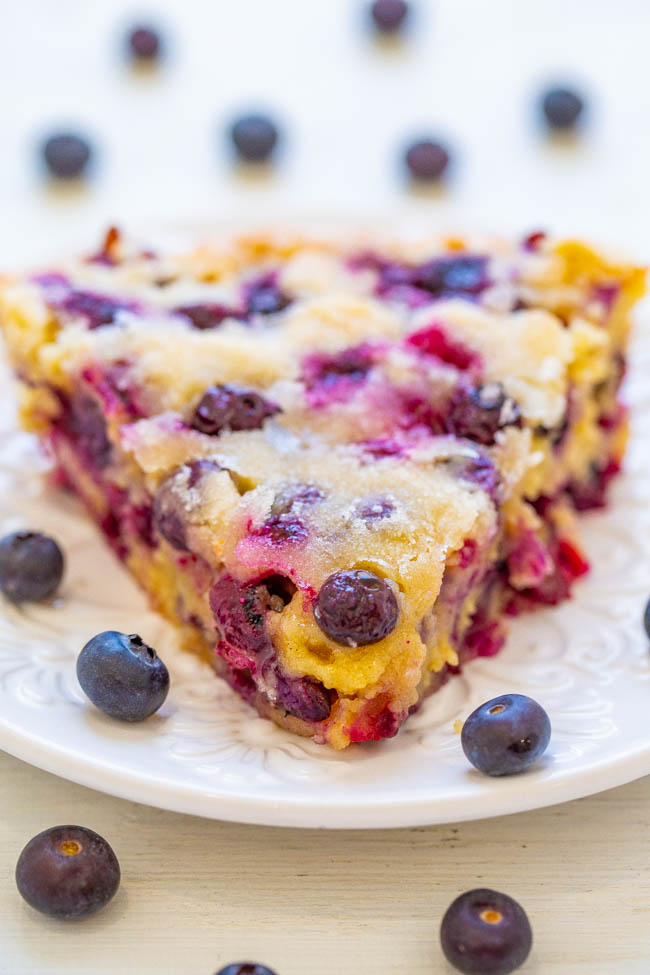 Blueberry Pie Bars (Easiest Blueberry Dessert!) Averie Cooks