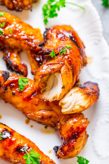 Grilled Honey BBQ Chicken - Averie Cooks