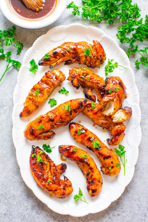 Grilled Honey BBQ Chicken - Averie Cooks