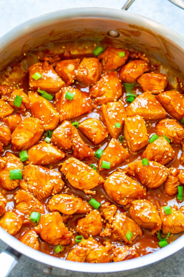 Spicy Korean Chicken (Made with Gochujang Sauce!) - Averie Cooks