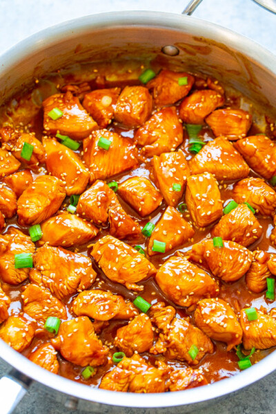 Spicy Korean Chicken (Made with Gochujang Sauce!) - Averie Cooks