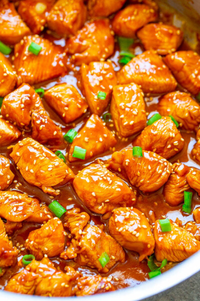 Spicy Korean Chicken (Made with Gochujang Sauce!) - Averie Cooks