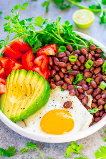 Healthy Mexican Breakfast Bowl (High Protein!) - Averie Cooks