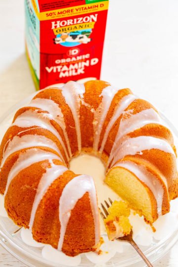 All-butter Pound Cake (with Glaze!) - Averie Cooks