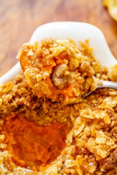 Sweet and Savory Sweet Potato Casserole - Averie Cooks