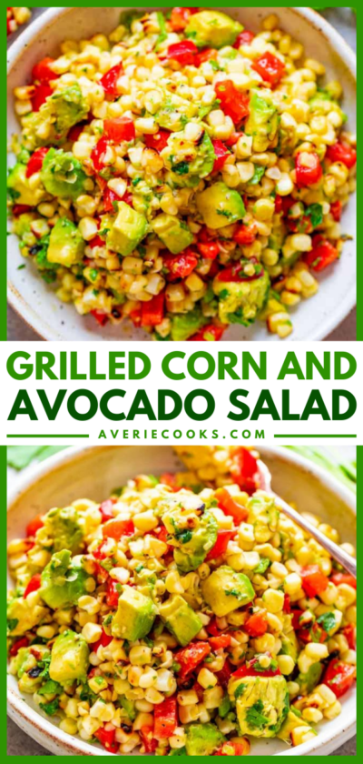 Avocado Corn Salad (EASY & Healthy!) - Averie Cooks
