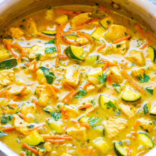 Thai coconut green store curry chicken