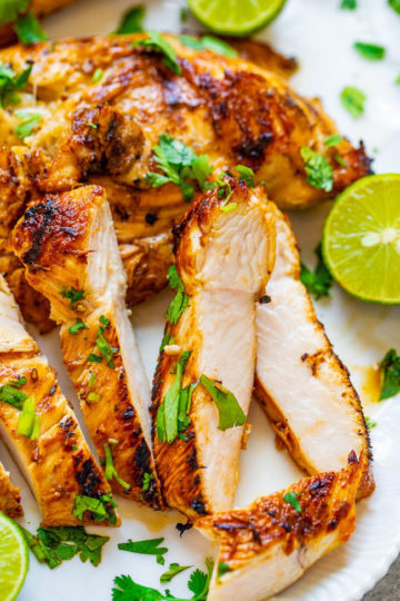 Grilled Lime Cilantro Chicken (+ Easy Marinade!) - Averie Cooks