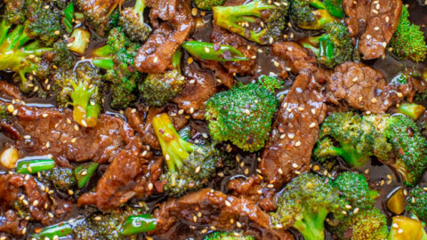 Better-Than-Takeout Beef With Broccoli - It really is BETTER than takeout and it's definitely FASTER!! This EASY Chinese restaurant copycat recipe is a family favorite that'll go into your regular rotation!!