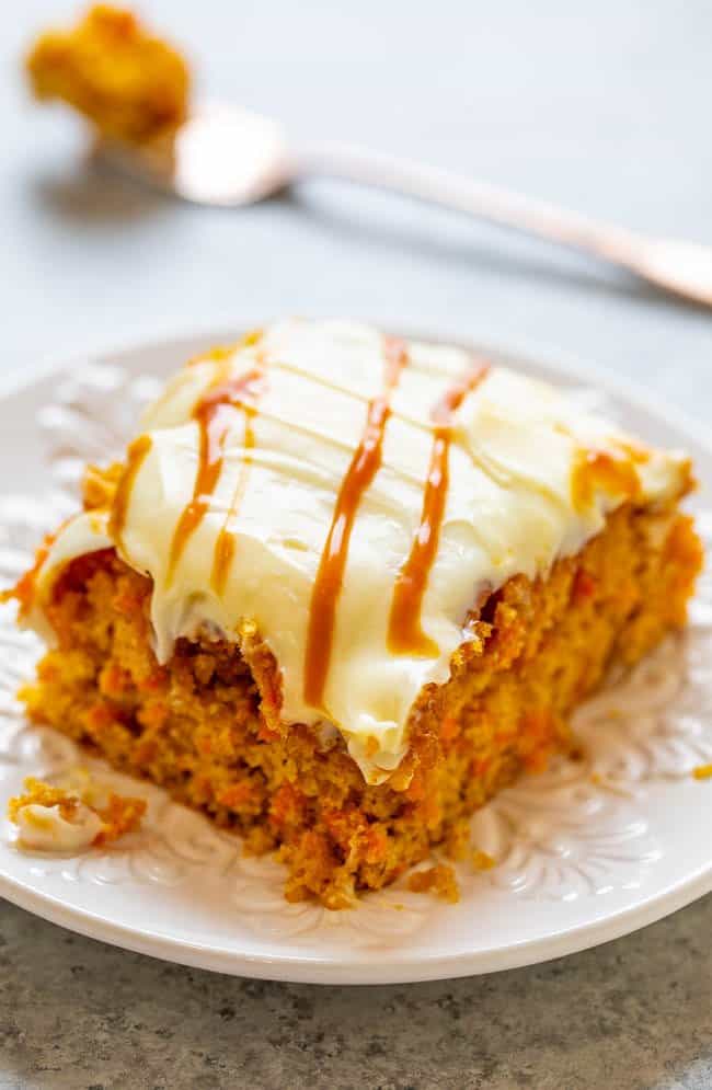 Carrot Cake With Cream Cheese Frosting Recipe