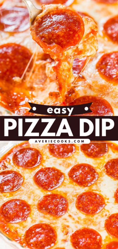 Easy Pizza Dip Recipe (Ultra Cheesy Appetizer!) - Averie Cooks