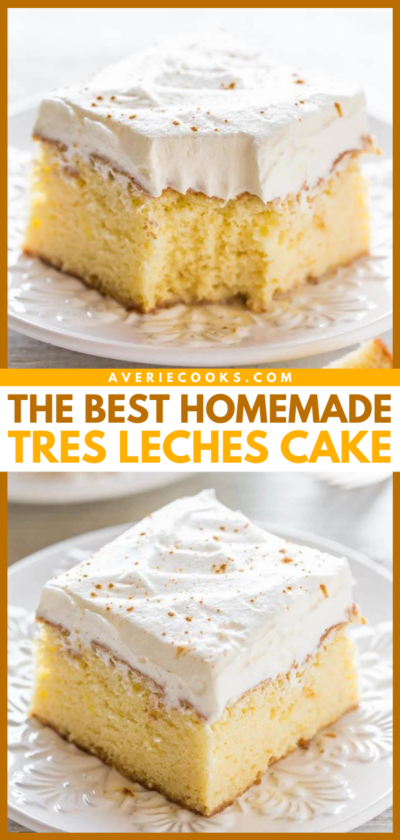 Tres Leches Cake (Easy Recipe!) - Averie Cooks