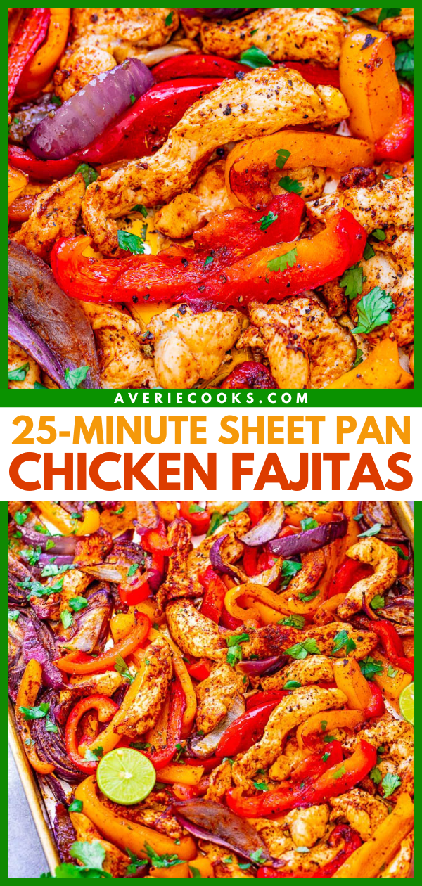 Sheet Pan Mexican Chicken & Veggies - Every Last Bite