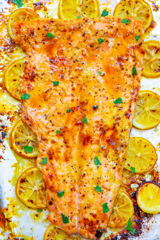 Quick & Easy Lemon Pepper Salmon Recipe - Averie Cooks