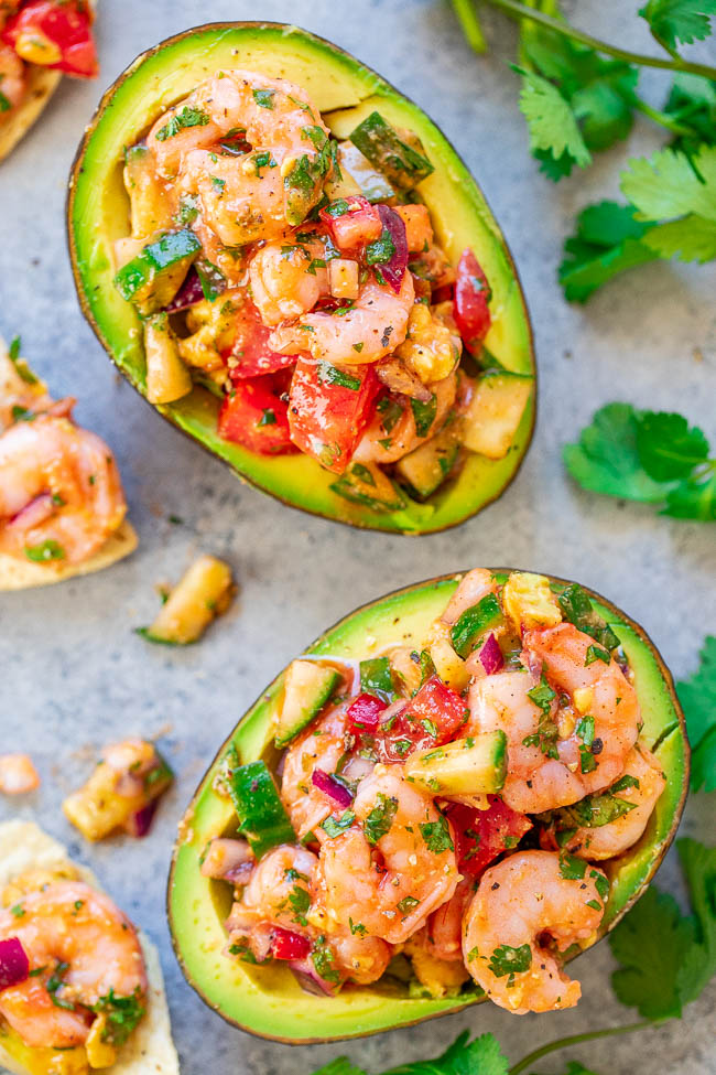 shrimp stuffed avocado recipes