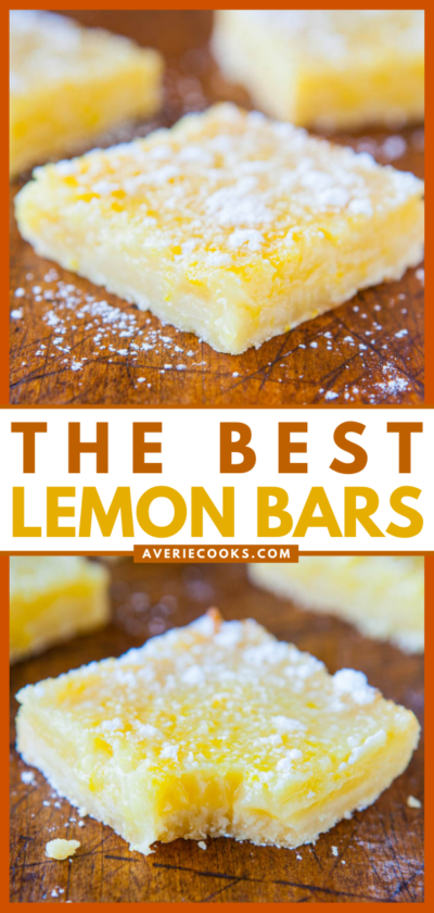 The BEST Lemon Bars (Classic Lemon Bars) - Averie Cooks