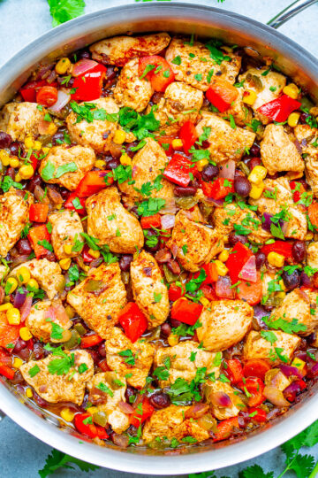 15-Minute Southwest Chicken Skillet - Averie Cooks