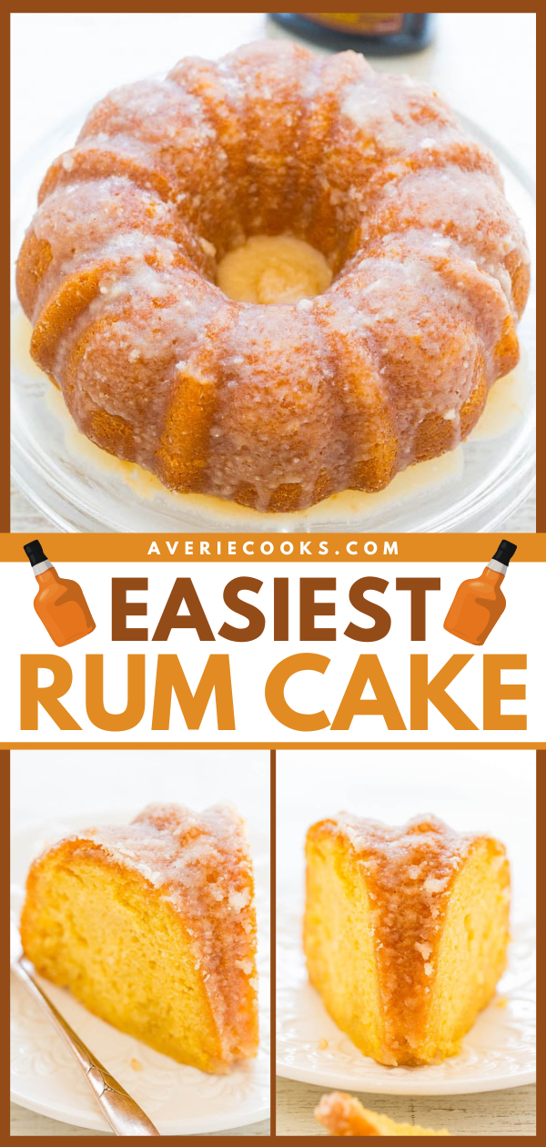 Glazed Double Rum Cake  Using Cake Mix   - 13