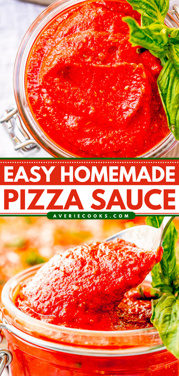 Homemade Pizza Sauce in the Deluxe Cooking Blender & Hot Pizza Dip