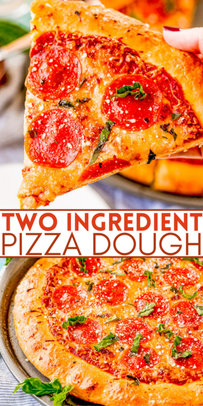 2-Ingredient Pizza Dough Recipe (So EASY!) - Averie Cooks