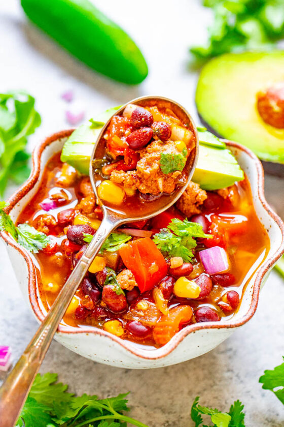 Easy 30-Minute Taco Soup - Averie Cooks