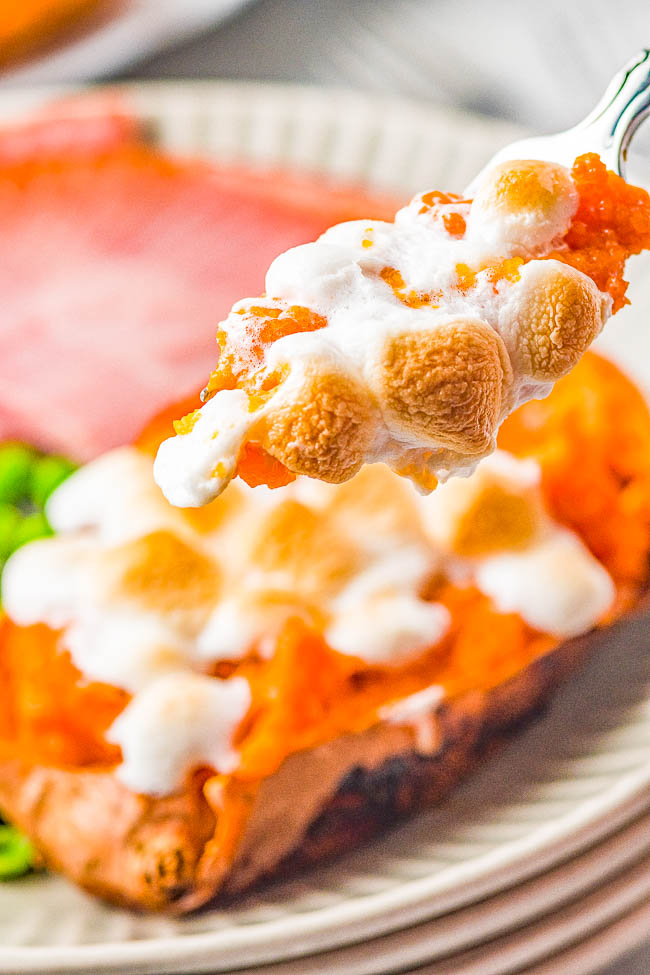 BEST EVER Twice Baked Sweet Potatoes - 1