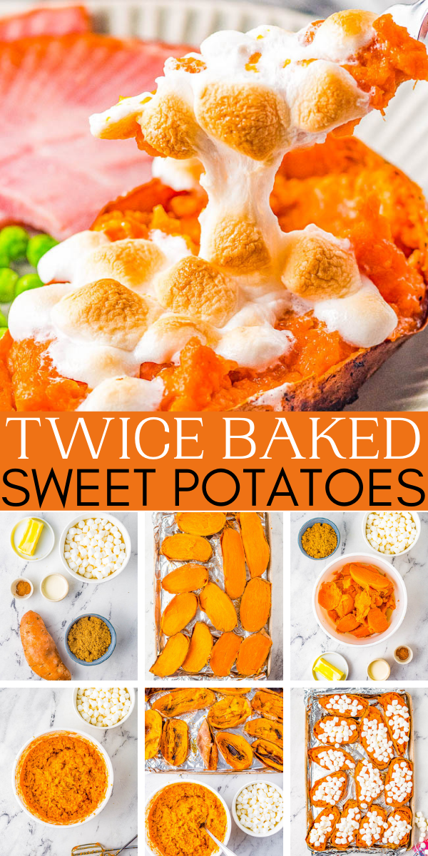 BEST EVER Twice Baked Sweet Potatoes - 67