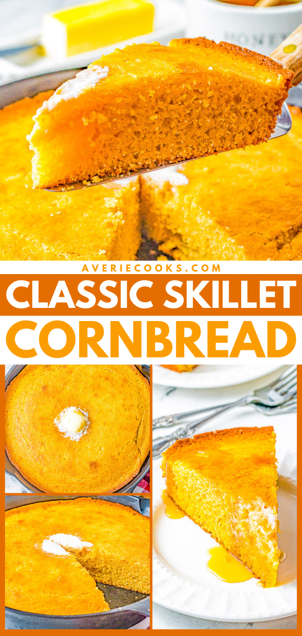 30 Minute Cast Iron Skillet Cornbread Recipe - 97