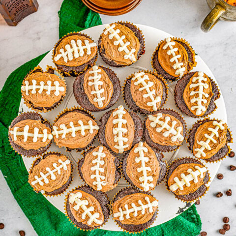 Football Team Cupcakes - Glorious Treats