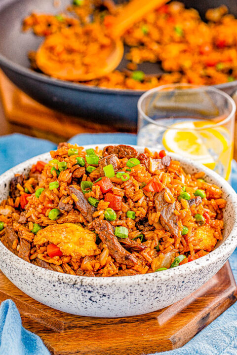 Easy Better-Than-Takeout Beef Fried Rice - Averie Cooks