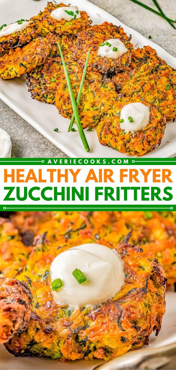 Easy Air Fryer Zucchini Fritters - 61