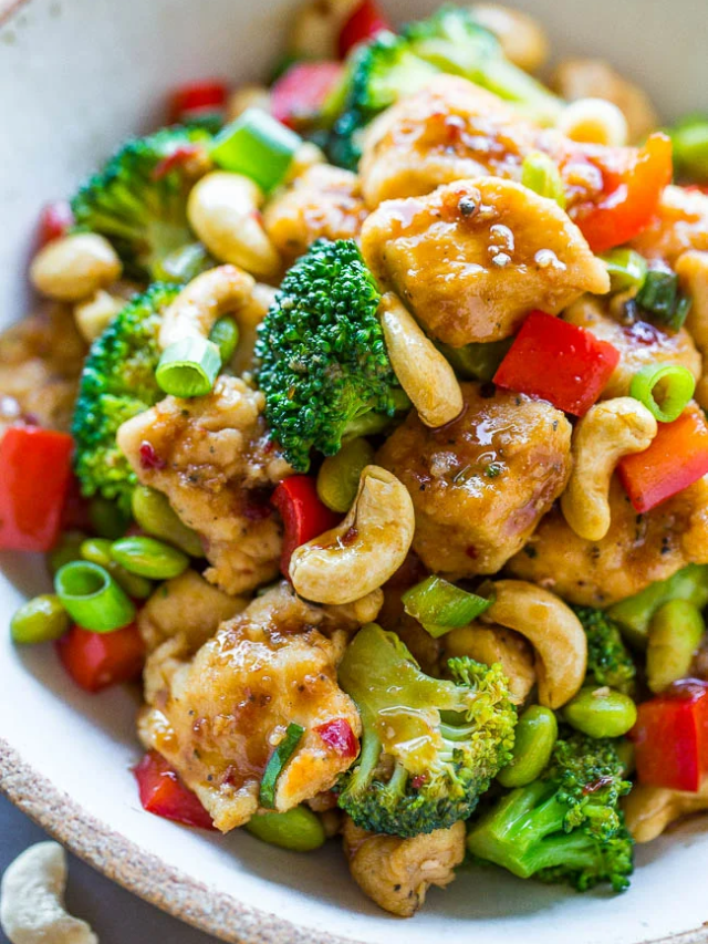 Cashew Chicken {Better than Takeout!} - Averie Cooks