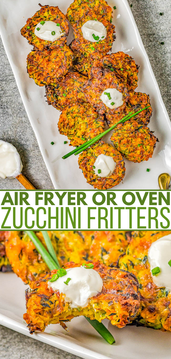 Easy Air Fryer Zucchini Fritters - 91