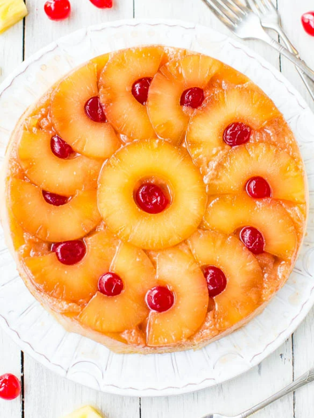 The Best Pineapple Upside Down Cake - Averie Cooks