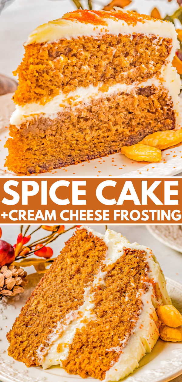 Classic Spice Cake with Cream Cheese Frosting - 26