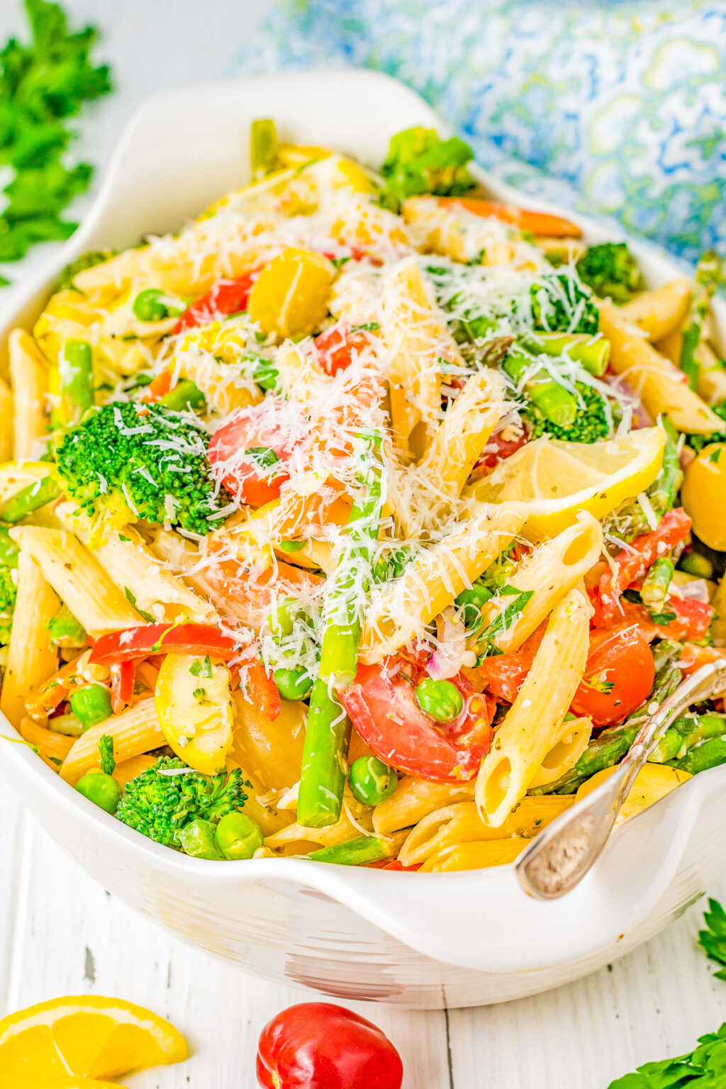 Creamy Pasta Primavera - Averie Cooks