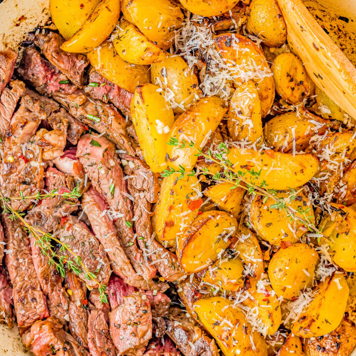 Garlic Butter Steak and Potatoes Skillet – The Comfort of Cooking