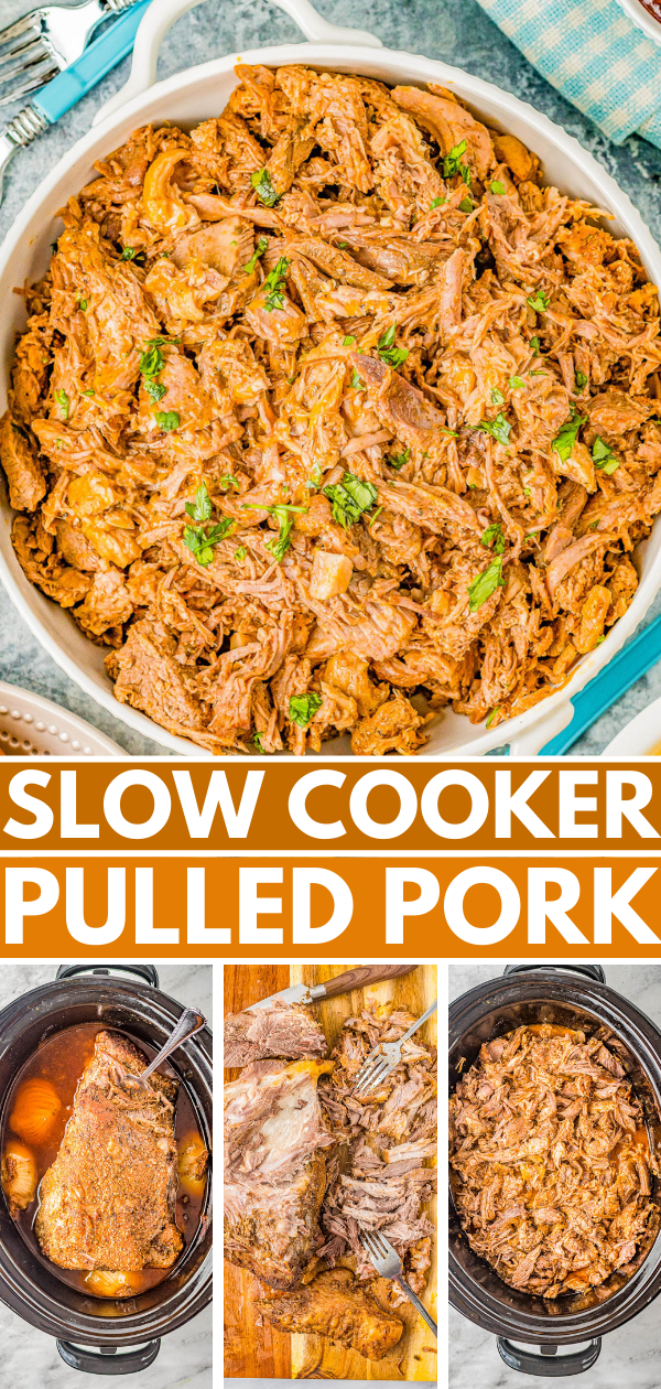 Slow Cooker Pulled Pork Recipe (Moist and Tender)