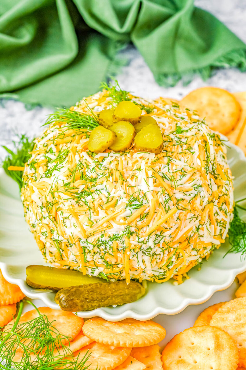 Dill Pickle Cheese Ball Averie Cooks